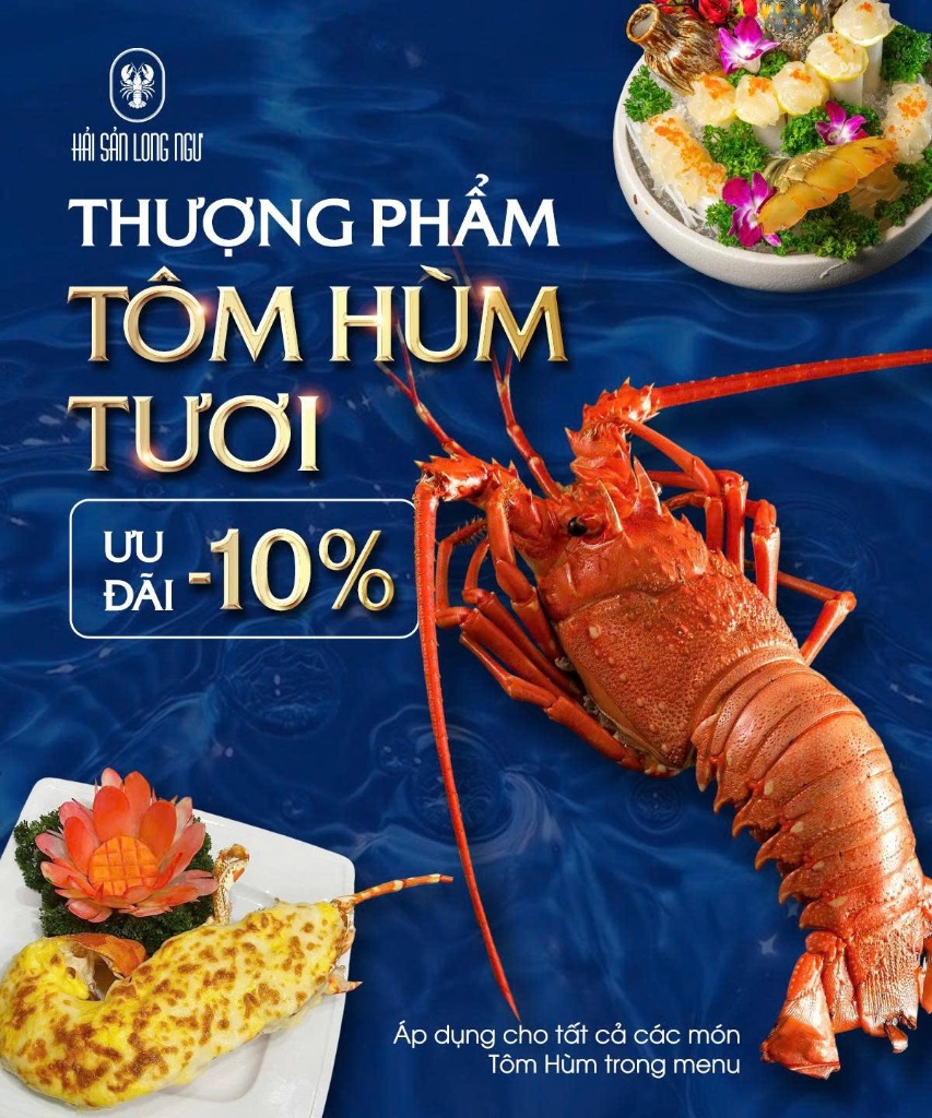 Thượng Phẩm Tôm Hùm Tươi - Ưu Đãi 10%